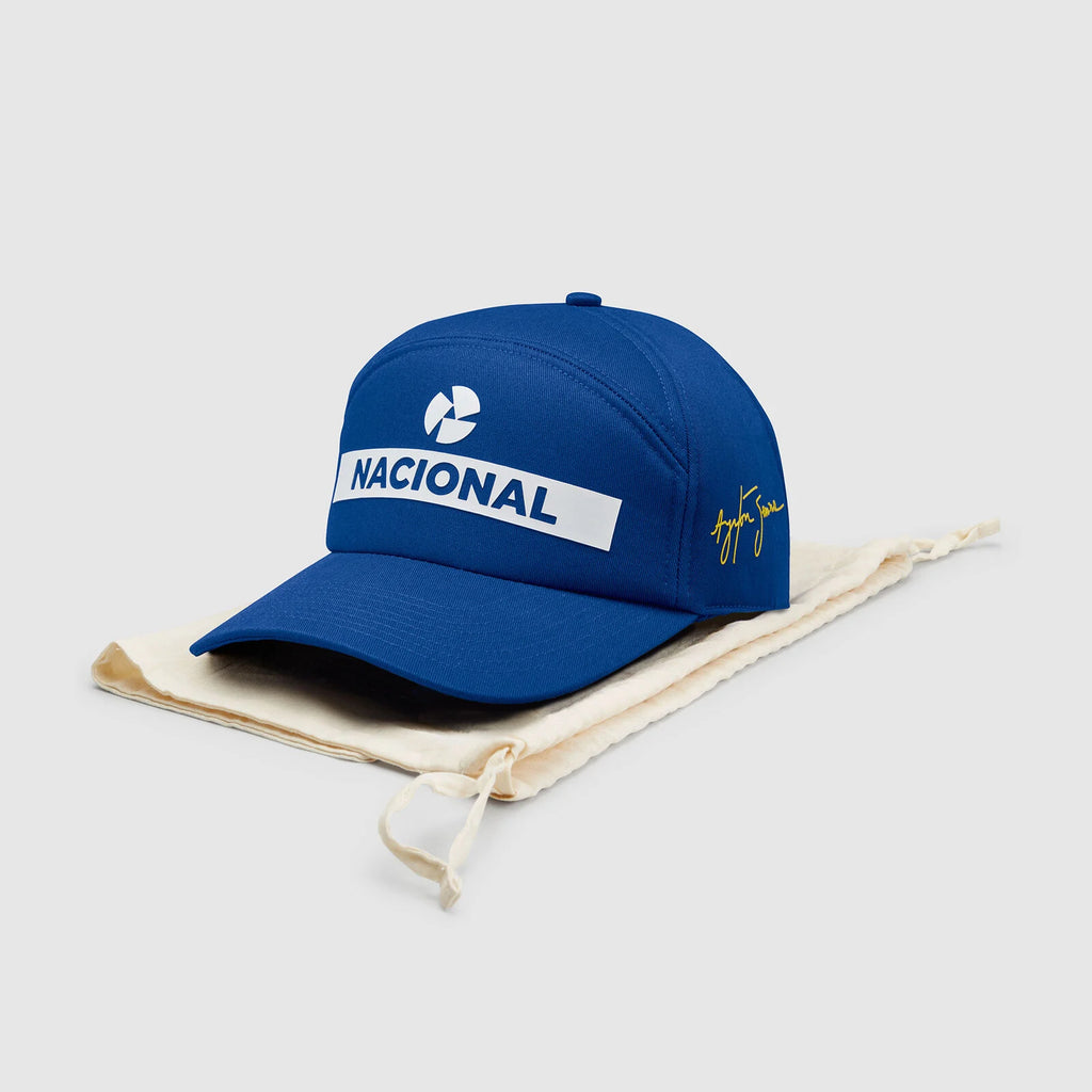 Gorra Ayrton Senna Nacional Con Bolsa