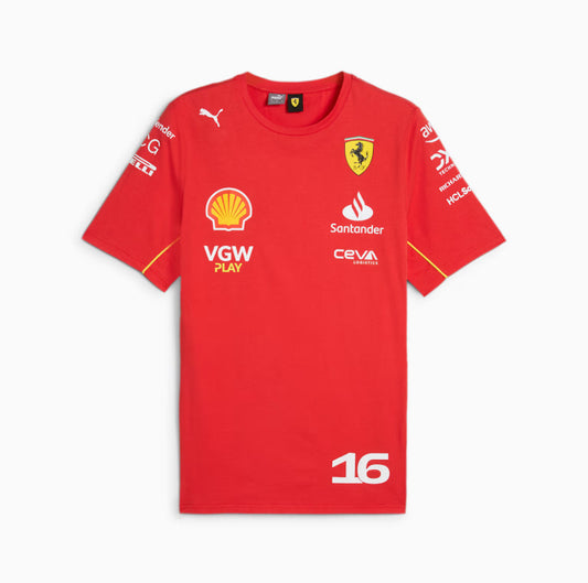 Playera Ferrari Charles Leclerc