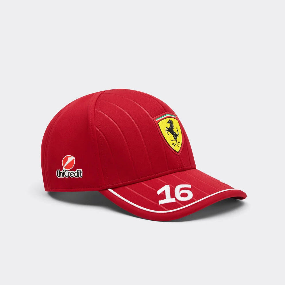 Gorra Ferrari Chars Leclerc 2025