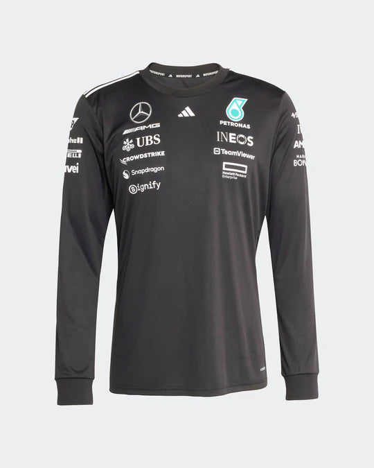 Playera Mercedes Benz Manga Larga 2025