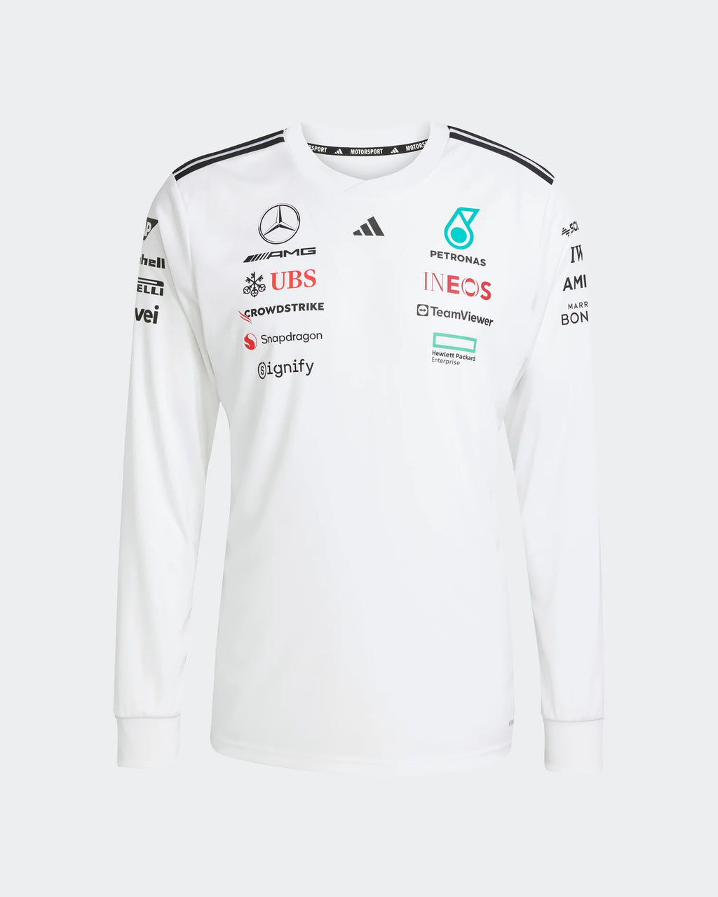 Playera Mercedes Benz Manga Larga 2025