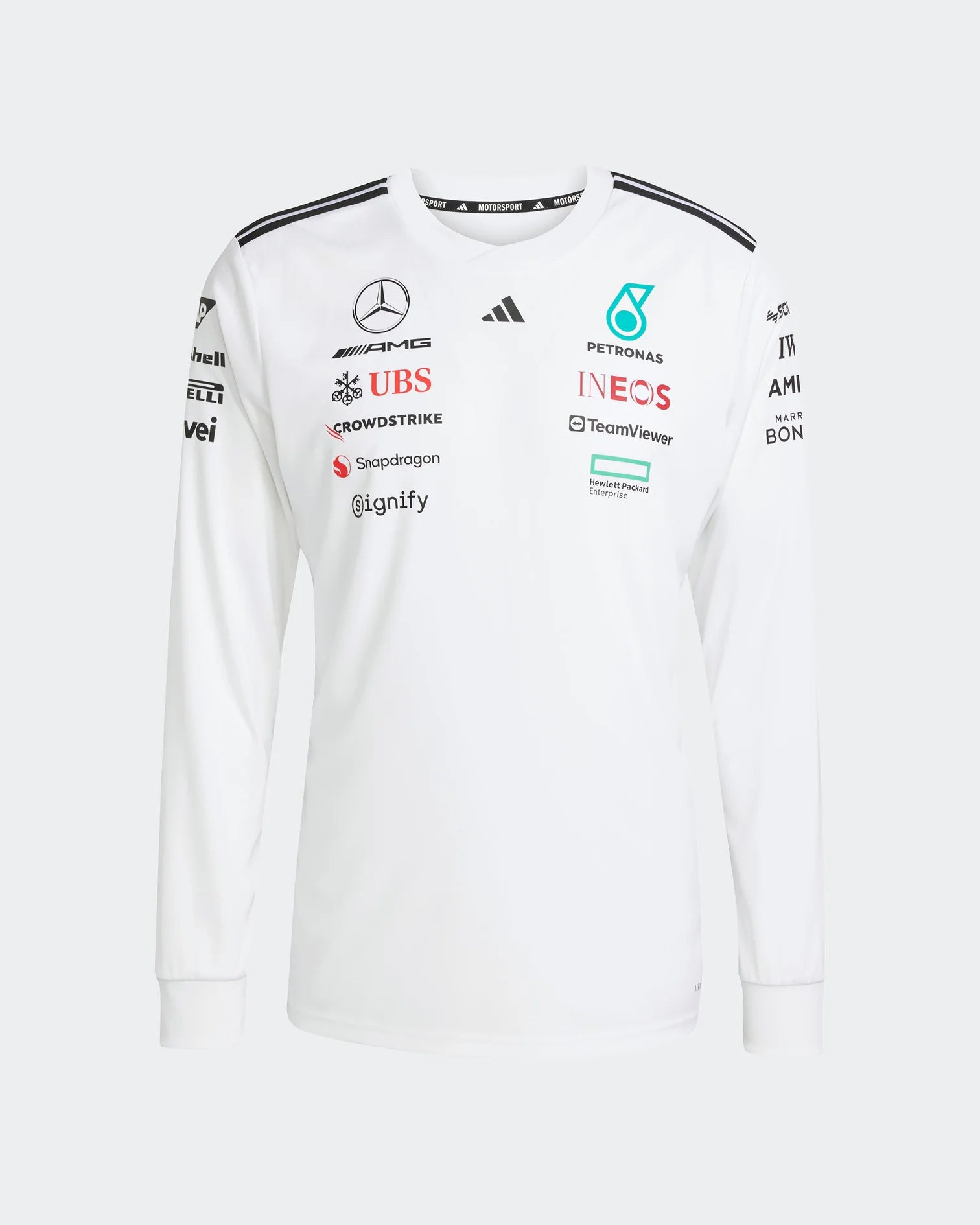 Playera Mercedes Benz Manga Larga 2025
