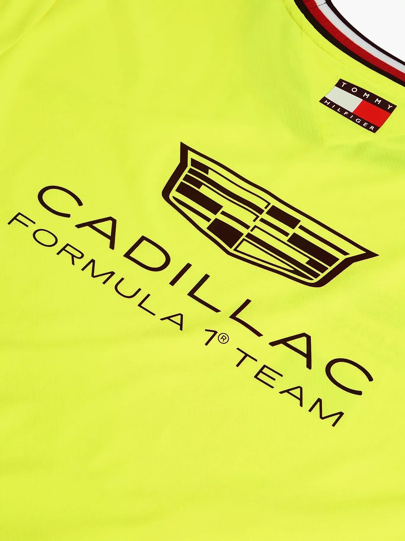 Playera Tommy x Cadillac F1 Team Amarilla
