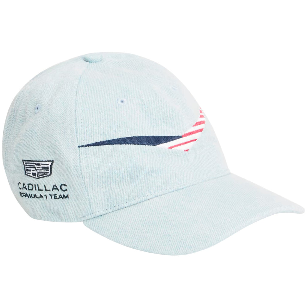 Gorra Cadillac GP Austin  2026 Denim Plata