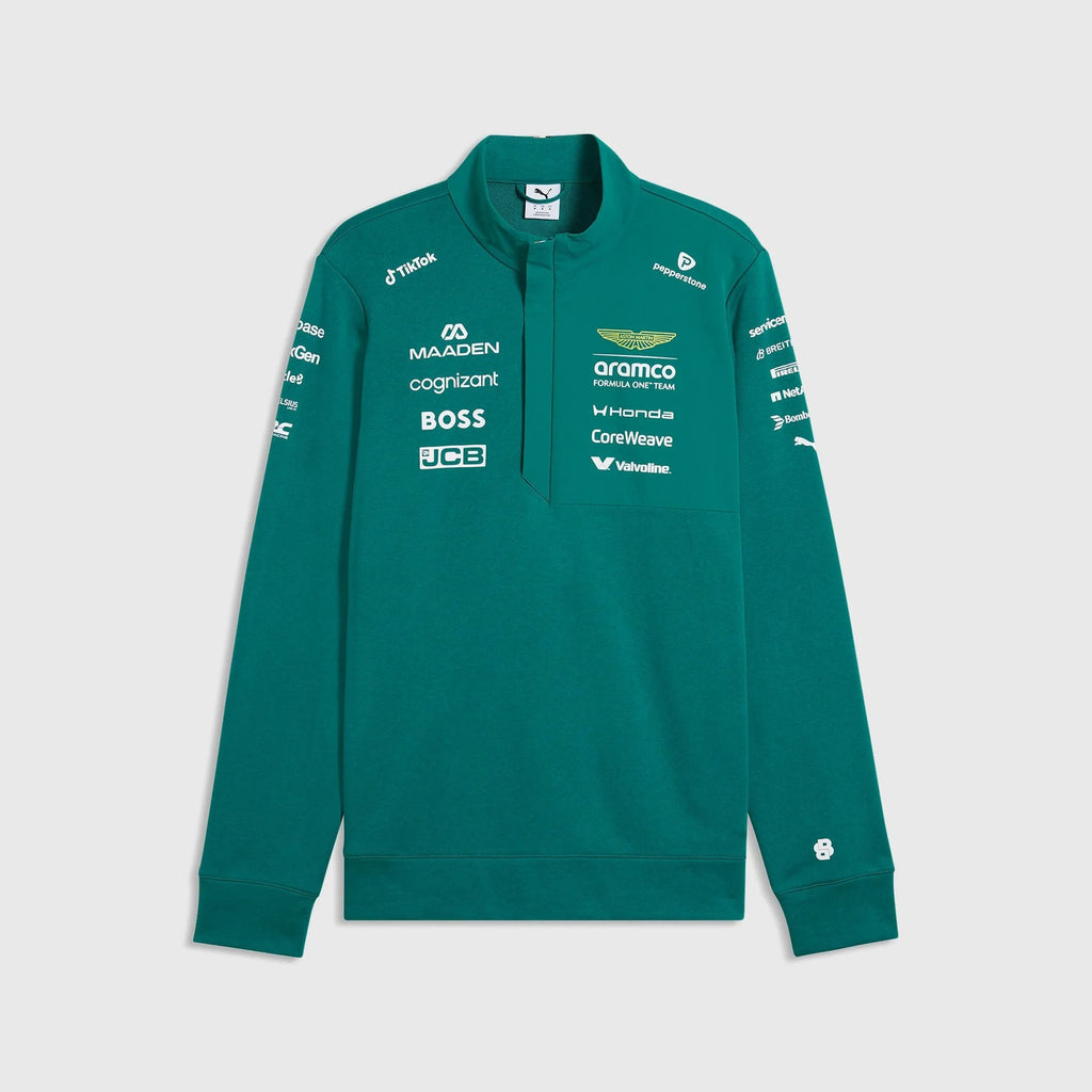 Chamarra Medio Cierra Aston Martin F1 Team 2026