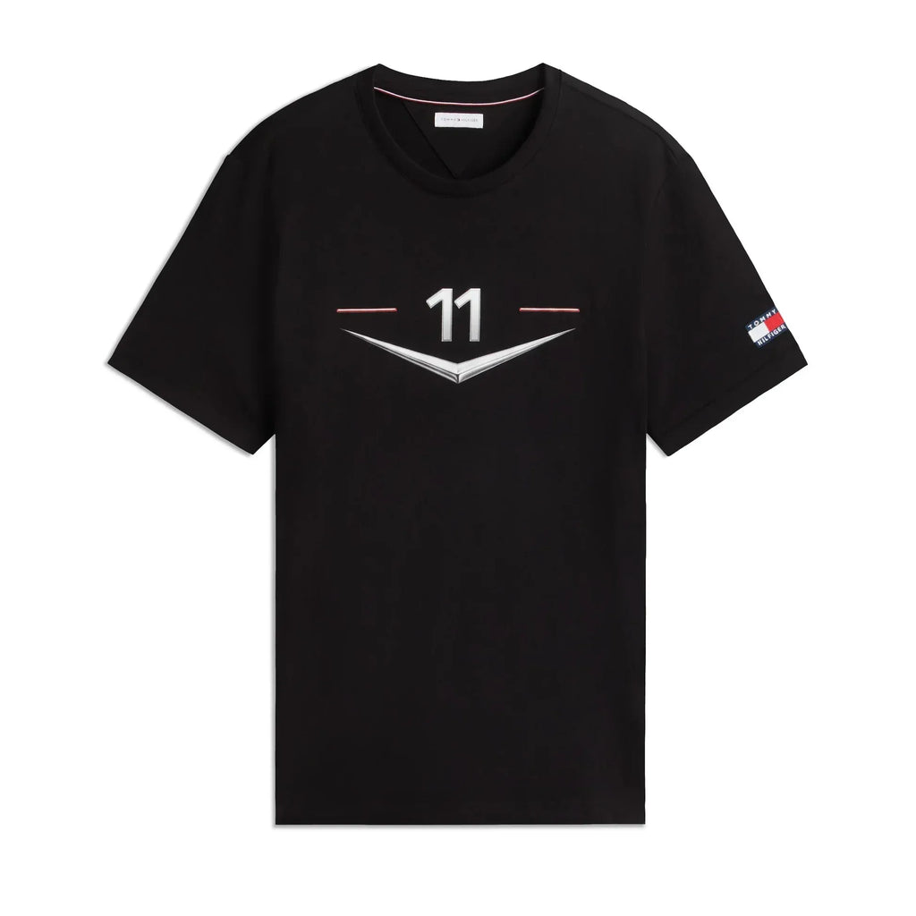 Playera Checo Perez Cadillac Chevron Negra