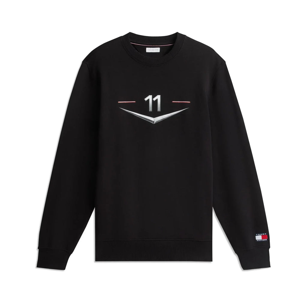 Sudadera Crewneck Chevron Negra