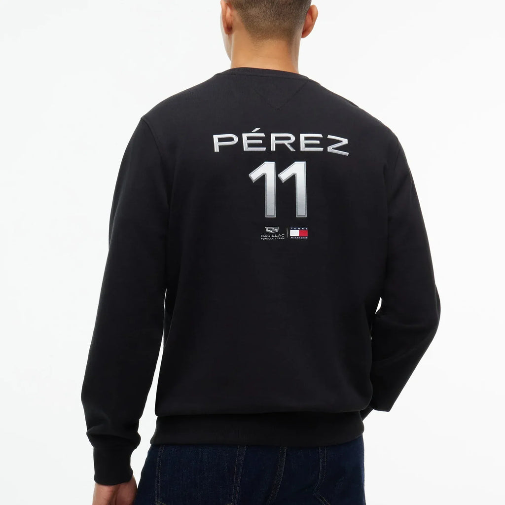 Sudadera Crewneck Chevron Negra
