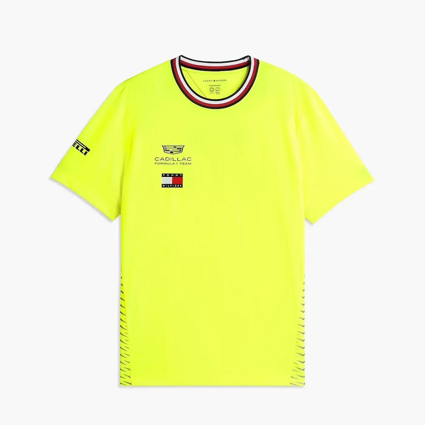 Playera Tommy x Cadillac F1 Team Amarilla