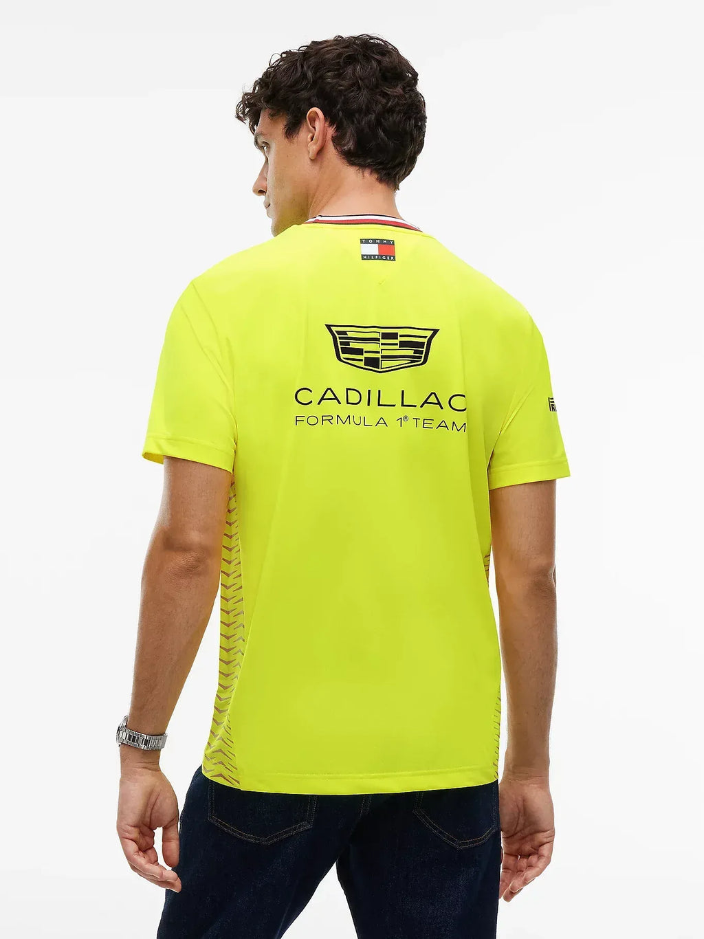 Playera Tommy x Cadillac F1 Team Amarilla